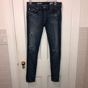 AG Denim Super Skinny Ankle Legging 27